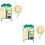 2Sets Polyester Entdeckerhut Mit Outdoor Weste Für Kinder Grün 7