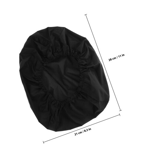 Black Reusable Bike Protector Soft Polyester Sleeve 1