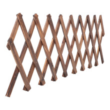 2Pièces Treillis Bois Extensible Clôture Décorative Pour Jardin
