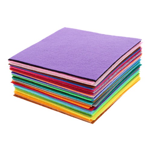 150Pièces Feutrine Tissu Doux Non Pour DIY
