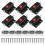 24Pcs Spring Latch Hardware Push to Open Cabinet Door Lock Black 1