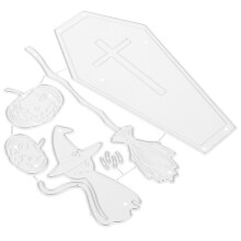 3Pcs DIY Handcraft Cutting Dies White High Carbon Steel Party Stencils