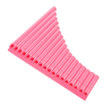 5St Duurzame Roze Panfluit Uit ABS Voor Panfluitlessen En Uitvoeringen