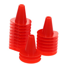 100St Kegelvormige Rood Plastic Bijenkorf Ontsnappingsdeur Voor Imkers