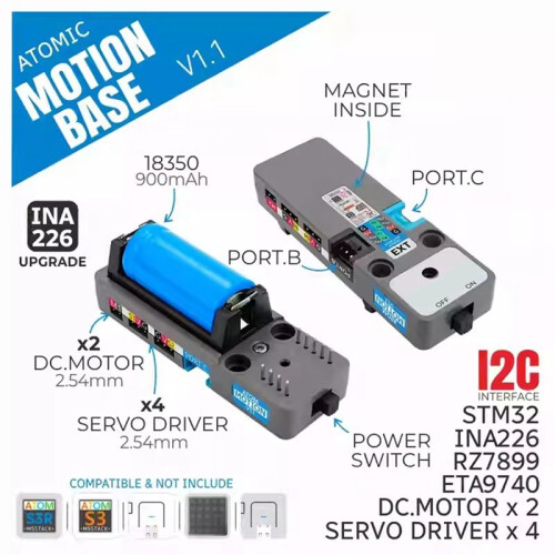 For  Motion Base V1.1 Servo and  Motor Drive Base for ATOM Main Control Series for Atom Series Controllers 1