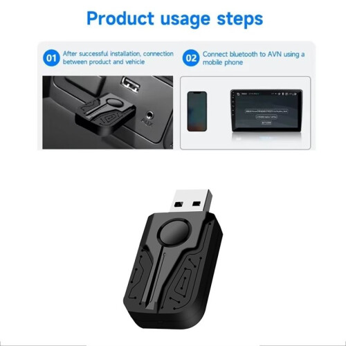 Adattatore Wireless CarPlay Android Auto   Box USB Plug And  BT 5G WIFI per Auto Android Auto con CarPlay Cablato 2