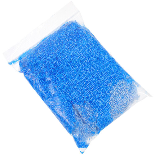 2Pcs Dark Blue Bubble Clay Remoldable Beads for Sensory