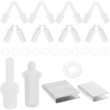 3Sets White Pom Metal Shutter Repair Replacement Pins for Cabinets