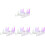4Stk Transparent Bunter Acryl Keyboardhalter 3 Ebenen 4
