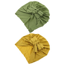 4Pièces Chapeaux Bébé Turban Vert Confortables Cadeau Photo Bébé