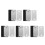 5Ensembles Rabot De Chant Polyvalent Acier Inox Noir 4
