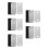 5Ensembles Rabot De Chant Polyvalent Acier Inox Noir 7