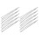 20Pcs Portable Silver Gardening Tweezers Safe Multifunctional Tools 1