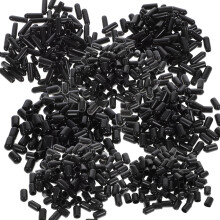 5Sets Black Thread Protector End Caps Tubing Tips for Hardware Safety