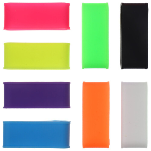40Pièces Protections Grip Raquette Silicone Colorées Multifuntion