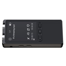 Professional Dictaphone Voice-Activated Digital Sound Recorder Pen 64GB PCM Recording Mic Denoise MP3 Player
