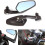 Espelho Retrovisor Universal para Motocicleta de 22 mm e 7/8 Polegadas com Guidão Modificado 4