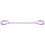 2Pcs Silicone Arm Stretch Band Lavender for Pilates Posture & Mobility 1