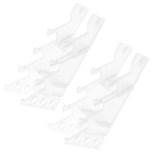 6Pcs Clear Finger Skateboard Stand Plastic Rack for Organized Display