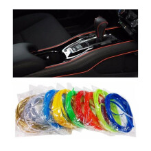 2Pcs Rubber Car Door Seal Strip Dark Blue Shock Absorption Soundproof