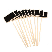 30Pcs Black Mini Wooden Blackboard for DIY Crafts and Gifts