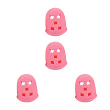8Pcs Pink Guitar Finger Guards Silicone Protectors for Beginners