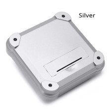 Rotating Display Stand 360 Degree Solar Power Rotating Turntable Display Stand Silver