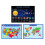 5Sets Uv Map Posters Assorted Colors for Learning 1
