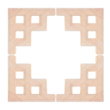 16St Robuuste Hoekappliques Bloemdecoratie Voor En Meubel