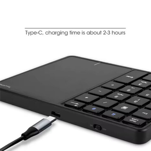 USB+ Numeric Keypad with Touchpad Wireless Digital Keyboard with 22 Keys Number Keypad 1