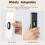 5 Pack Magnetic Remote Control Holder Wall Mount, No Drill Self-Adhesive Silicone Remote Control Organizer for Home 3