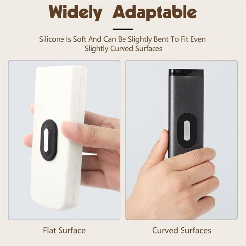 5 Pack Magnetic Remote Control Holder Wall Mount, No Drill Self-Adhesive Silicone Remote Control Organizer for Home 2