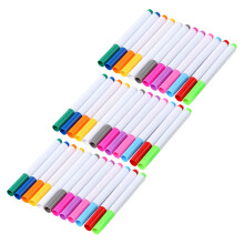 144Pièces Marqueurs Effaçables Fluorescents Pour Tableau Noir Et Verre