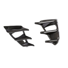 Front Bumper Fog Light Grille Cover Fog Light Bezel Covers for 86 FT86 GT86 ZN6 2016-2020 Carbon Fiber Pattern