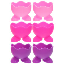 24Pcs Boiled Egg Holder Silicone Egg Stand for Breakfast Kitchen Use