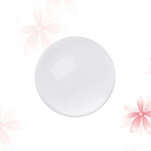 2Pcs Transparent Crystal Sphere for Photography Display Decor