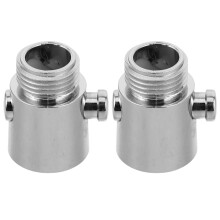 2St Douche Stopknop Valve Plastic Zilver Voor Thuis En Camper Gebruik