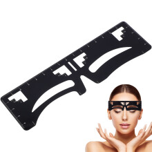 2Pièces Shapers Sourcils Reutilisables Acier Noir Femme
