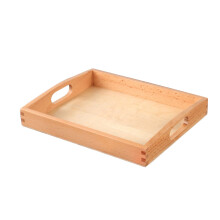 2Pièces Plateau Organisateur En Bois Khaki Pour Divers Usages