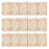 72Pièces Planche Bois Beige 4 Trous Pour Projets Créatifs 1