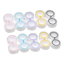 45Pièces Étuis Colorés Pour Lentilles Légers Parfaits Pour Voyage