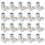 40Pcs Durable Silver Stainless Picture Frame Standoff Screws 1