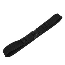 2Pcs Black Nylon Duty Belt Keeper with Snap Buckle for Outdoor Use
