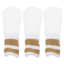 9Pcs Gentle White Dog Finger Toothbrush Nylon Material for Oral Care