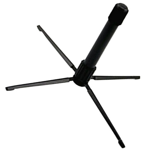 2Pièces Porte-Flûte Noir Pliable Support Clarinette Instrument Compact