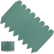 6Pcs Reusable Plastic Garden Fence Border for Yard and Lawn Decoration