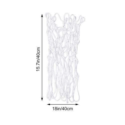 2Pièces Filet Basket Nylon Robuste Pour Terrain Public