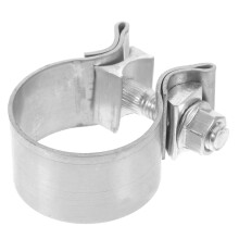2Pièces Accessoires D'échappement En Fer Robustesse Argenté Auto