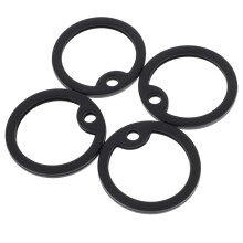 16St Zwarte Dog Tag Silencers Huisdier Identificatie