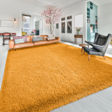 (200cm x 290cm (6ft 8" x 9ft 7")., Yellow/Ocher) Non Slip Rug  Area Rug Living Room Bed Room